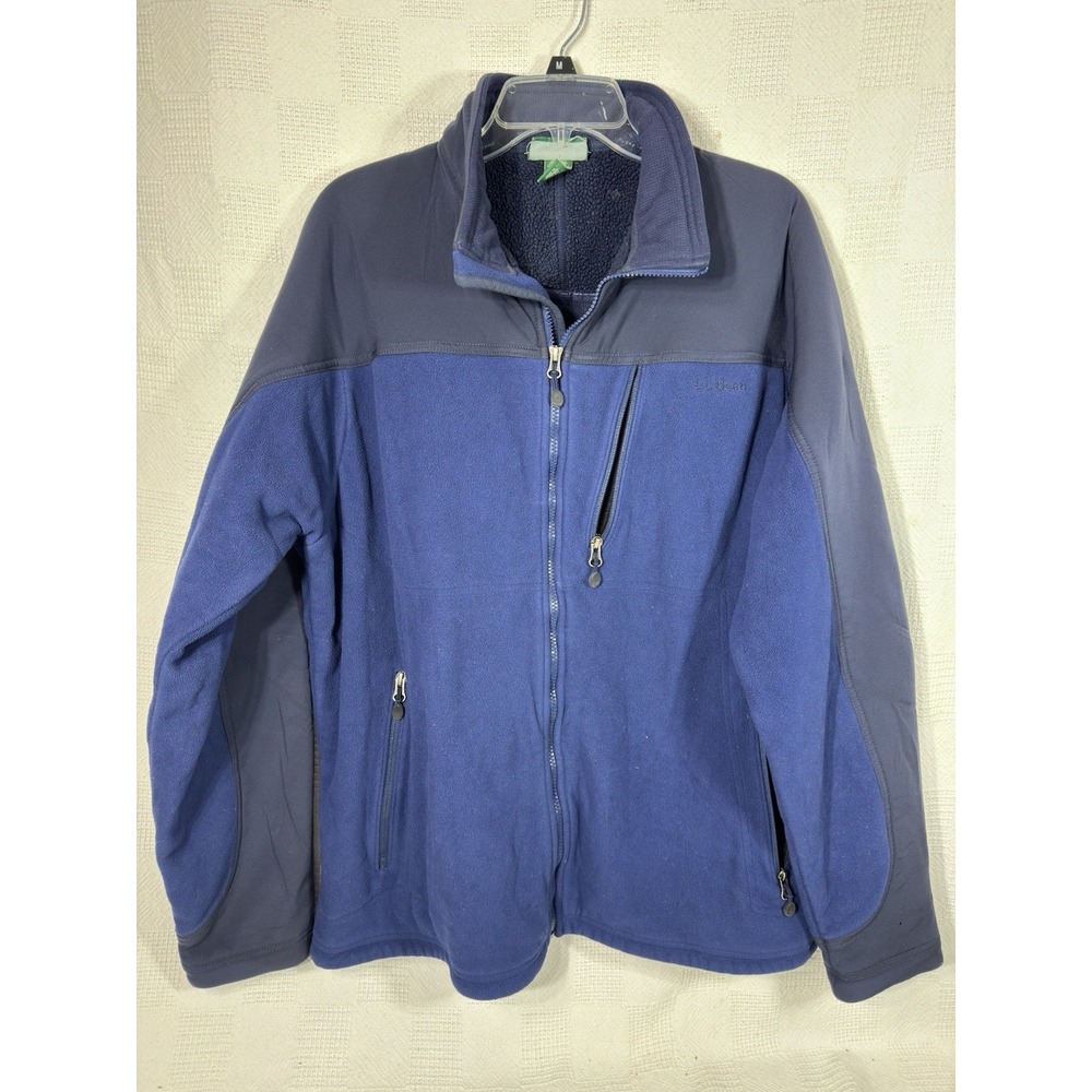 Vintage L.L. Bean Full Zip Fleece Thinsulate Flex Jacket Men's Size XXL Tall